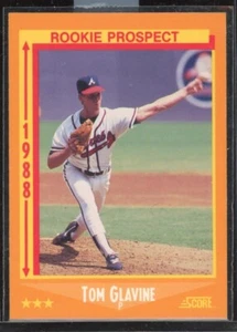 Tom Glavine RC 1988 Score card #638  in NM-MT BRAVES METS  HOF - Picture 1 of 2
