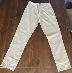 MARKS AND SPENCER LIGHT BEIGE CHINOS - SIZE 30" - Picture 1 of 5