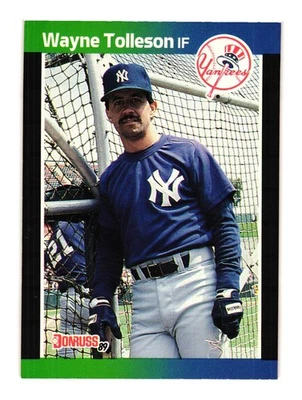 1989 Donruss #659 Wayne Tolleson New York Yankees - Image 1 of 2