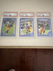 2000 TOPPS CHROME MARSHALL FAULK PSA 10 GRADED LOT - 3 CARDS 🏈 - Picture 1 of 7
