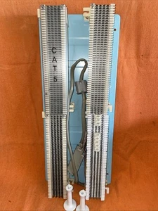 4 Ea. Bell System 66A1-50 Bloc de jonction poinçonné avec panneau arrière électrique 183-A - Photo 1/5