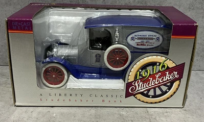 1916 Studebaker Pabst Blue Ribbon Delivery Van Diecast Bank 100th Anniversary - Image 1 of 4