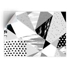 1 x Vinyl Sticker A5 - BW - Art Deco Abstract Pattern  #39561