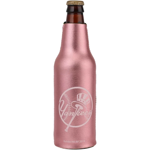 NEW YORK YANKEES ROSE GOLD BOTTLE COOLERS KOOZIES 2 PACK FREE SHIPPING!! Cover