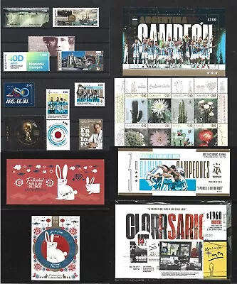 Argentina 2023 Complete Commemorative Year MNH Stamps Blocks Check All scans - Image 1 of 4