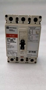CUTLER-HAMMER FD35K FD3080L 80AMPS 3POLE INDUSTRIAL CIRCUIT BREAKER FREE SHIPP - Picture 1 of 7