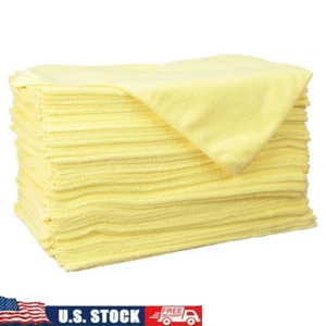 Microfiber Cleaning Cloths 48-Pack Quick Dry Reusable Multi-Surface Wipes New - Picture 1 of 8
