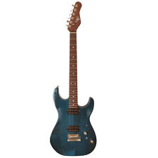 Michael Kelly 62  Solid Body Trans Blue Electric Guitar for sale