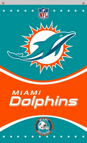 Miami Dolphins football team Memorable flag 90x150cm 3x5ft best banner Cover
