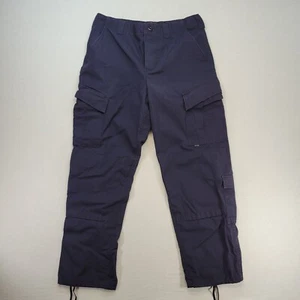 Tru-Spec Pants Mens Medium 31-35 Navy Blue Cargo Tactical Utility Security - Picture 1 of 13