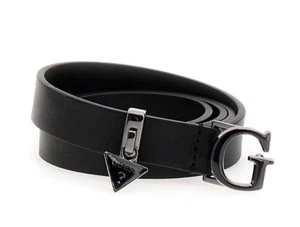 Guess Damen schmaler Gürtel Melodie W4BZ20 schwarz NEU Gr. S / Länge: 85 cm - Bild 1 von 4