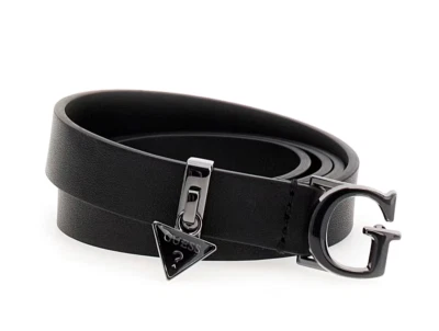 Guess Damen schmaler Gürtel Melodie W4BZ20 schwarz NEU  Gr. S / Länge: 85 cm - Bild 1 von 4