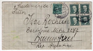 CZECHOSLOVAKIA TO ARGENTINA, 1935, COVER, VF - Imagen 1 de 2