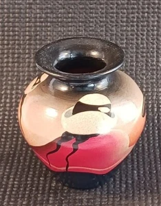South American Art Vase, Signed - Picture 1 of 7
