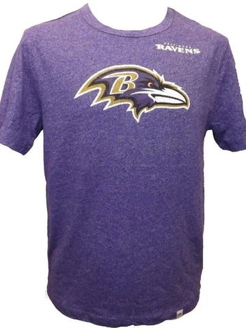 New Baltimore Ravens Mens S-M-L-XL-2XL Heathered Majestic Blend Shirt Cover