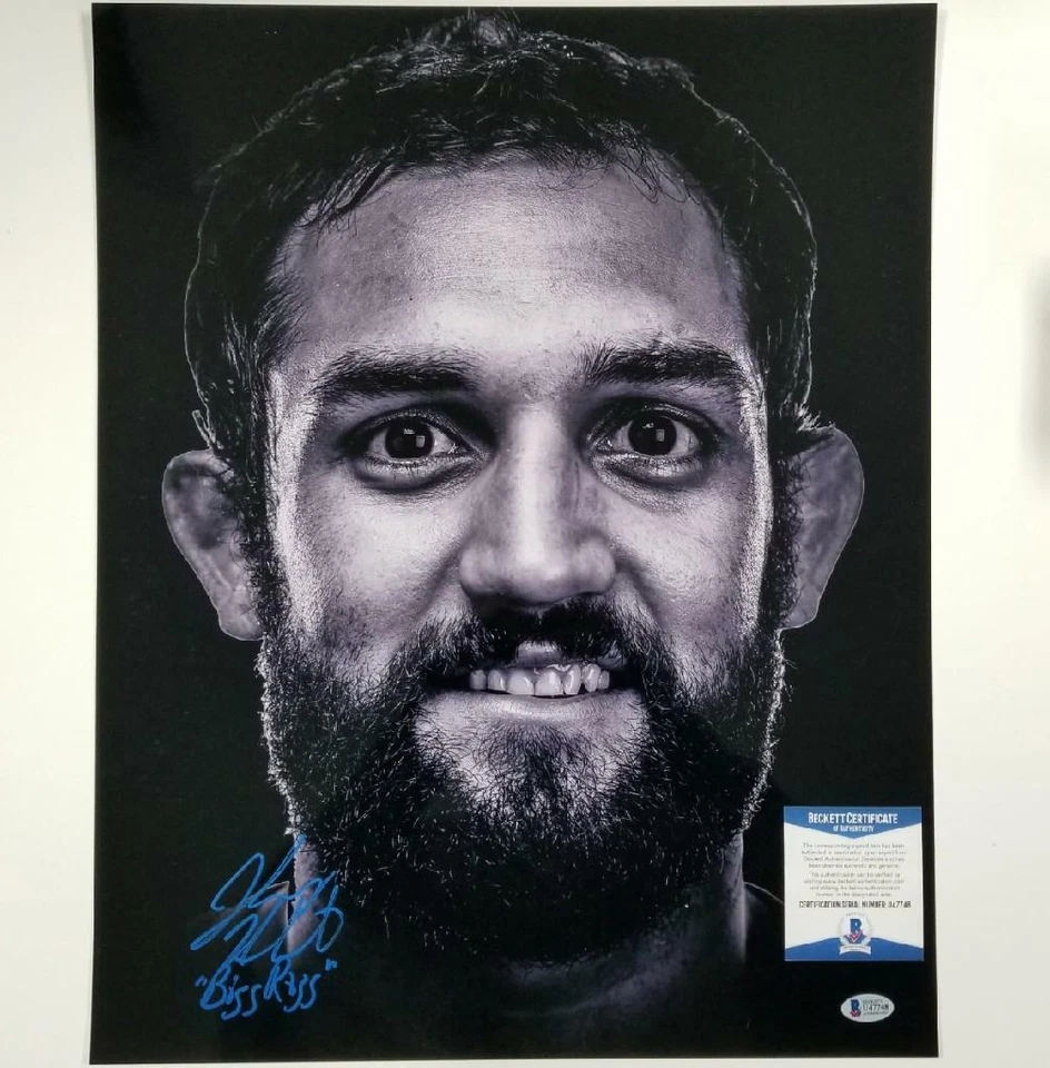 Foto firmada por Johny Hendricks "Bigg Rigg" 16x20 autógrafo UFC MMA ~ CERTIFICADO DE AUTENTICIDAD BAJO Foto 1 de 1