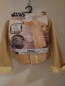Star Wars Mandalorian Baby Yoda Grogu Toddlers Costume 3T 4T Robe & Headpiece - Picture 1 of 13