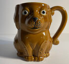 Dog Mug Hand Painted Stoneware Puppy Dog Fun 16oz Cup Collectible Gift