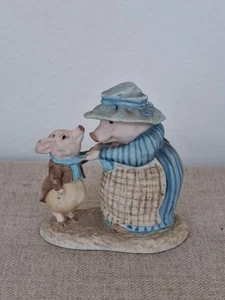 Border Fine Arts The World of Beatrix Potter Aunt Pettitoes and Pigling Bland - Imagen 1 de 5
