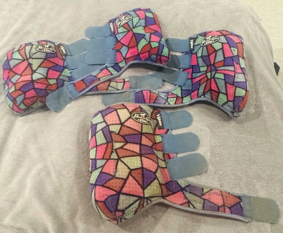 Juego completo de botas de férula equina Professionals Choice Elite talla mediana Foto 1 de 2