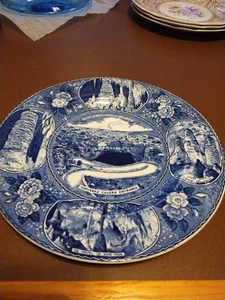 Old English Staffordshire Calsbad Cavern White's City N.M. Sammelteller 9 3/4 - Bild 1 von 2