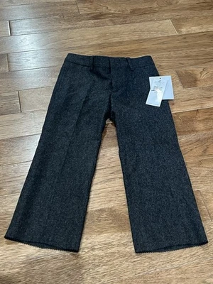 Calça social masculina mistura de lã Polo Ralph Lauren nova com etiquetas 2/2T **suspensórios ausentes  - Imagem 1 de 4