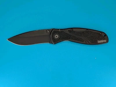 Kershaw 1670BLK Desenfoque Negro Borde Liso Speedsafe Asistido Abierto Ken Cebolla! Foto 1 de 4
