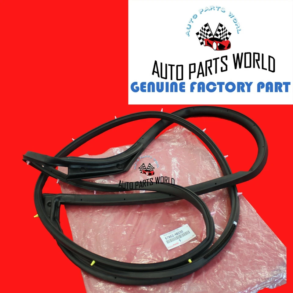 GENUINE LEXUS 04-09 RX330 RX350 RX400h PASSENGER DOOR WEATHERSTRIP 67861-0E010 - Image 1 of 1