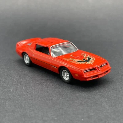 Greenlight 1977 '77 Pontiac Firebird T/A Red Old School Car Diecast 1/64 T-Tops - Image 1 of 4