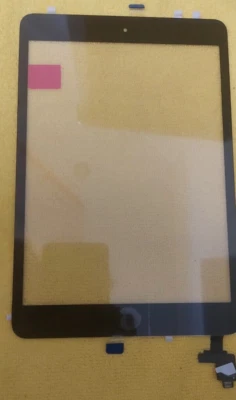 iPad Mini (Gen 1 & 2) Black Digitizer with Home Button & IC Chip - Image 1 of 2