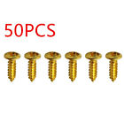 50Pack Iron Pickguard Mounting Screws For Fender Strat/Tele Electric Guitar/Bass