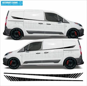 Pegatinas para Ford Transit Connect Van Side Stripes LWB Camper Van Decals - Imagen 1 de 3