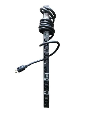 Spectrum Power PDU 0U Rack Mount 12 C13 Power Strip 8' Cord 72A-130BMLEN-02 - Image 1 of 3