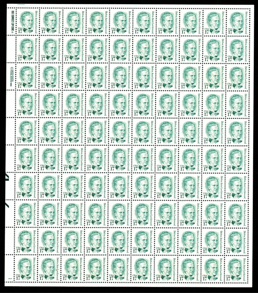 US.# 2178 BELVA ANN LOCKWOOD GREAT AMERICANS - OGNH - XF - CV= $53.50 ESP H377 - Image 1 of 1