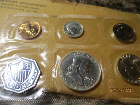 1959 U.S. PROOF SET OGP   NN Cover