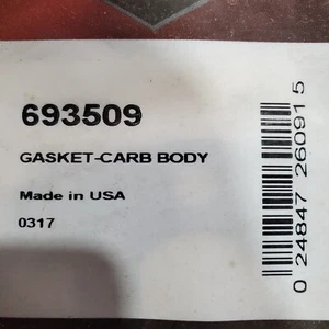 Junta genuina del cuerpo del carburador Briggs & Stratton 693509 x2 - Imagen 1 de 4