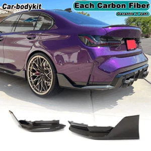 Carbon Heck Stoßstangen Splitter Flaps Seite Canards Passt für BMW G80 M3 20-24 - Bild 1 von 12