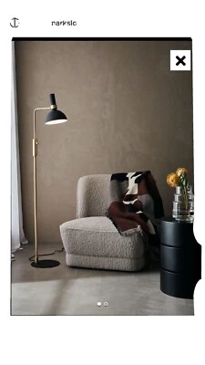 Stehlampe Schwarz mit Chrom Dimmbar - Bild 1 von 2