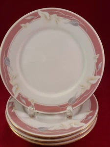  MAJESTY COLLECTION TAUPE FANTASY 8394 4 SALAD PLATES 7 1/2" DIAMETER. EXCELLENT - Picture 1 of 11