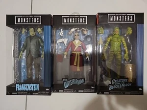 Universal Monsters BUNDLE Frankenstein, INVISIBLE MAN, CREATURE Action Figures - Picture 1 of 11