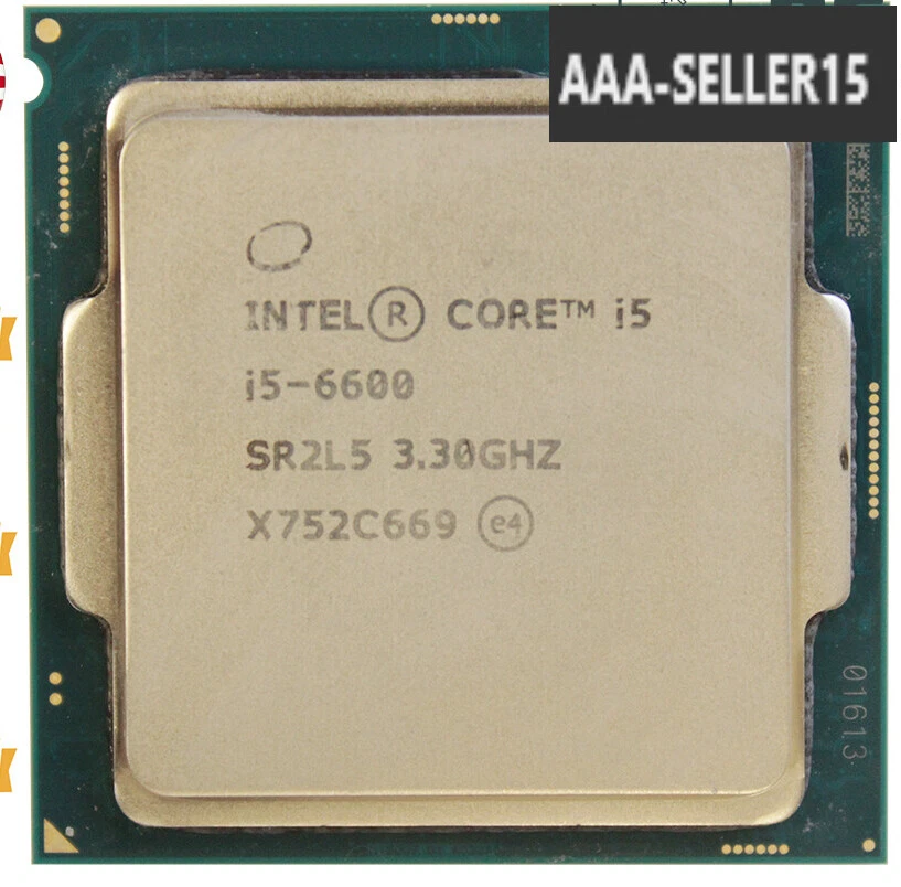 6th Gen Intel Core i5-6600 CPU 3.3GHz (Turbo 3.9GHz) LGA1151 Skylake SR2L5 SR2BW - Image 1 of 1