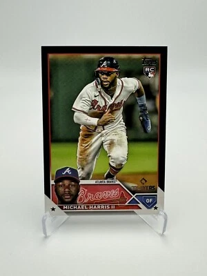 2023 Topps x MLB Players Exclusive Michael Harris II RC #23 Atlanta Braves - Image 1 of 2