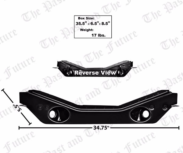 1971 1972 1973 71 72 73 Ford Mustang Front Crossmember W/ Strut Rod Mounts Foto 1 de 1