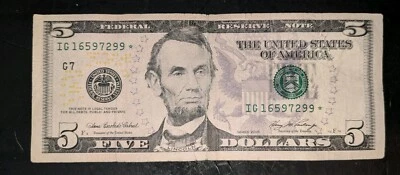 2006 $5 Star Note. 640K Run - Image 1 of 2