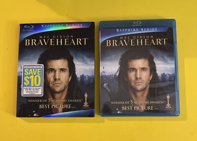BRAVEHEART (BLU-RAY/DVD SET 1995) LIKE NEW W/SLIPCOVER FAST FREE SHIPPING - Image 1 of 4