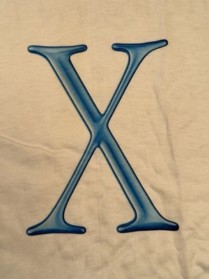 “The Power of Ten” MacOS Launch Day T-shirt — XL, New Condition- Hanes - Image 1 of 3