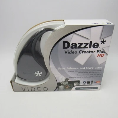 Dazzle Video Creator Plus Convert & Enhance Software Included NEW SEALED - Image 1 of 4