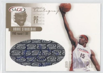 Sage Authentic Gold 2002/120 Amare Stoudemire Amar'e #A29 Rookie automático radiocontrol Foto 1 de 2