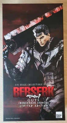 Figura de acción ThreeZero Berserk Berserker Armor Guts edición limitada escala 1:6 Foto 1 de 4