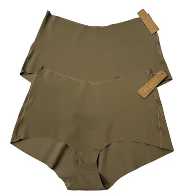 Lote de 2 cortos SKIMS Naked Dipped Boy Desert XS Foto 1 de 4